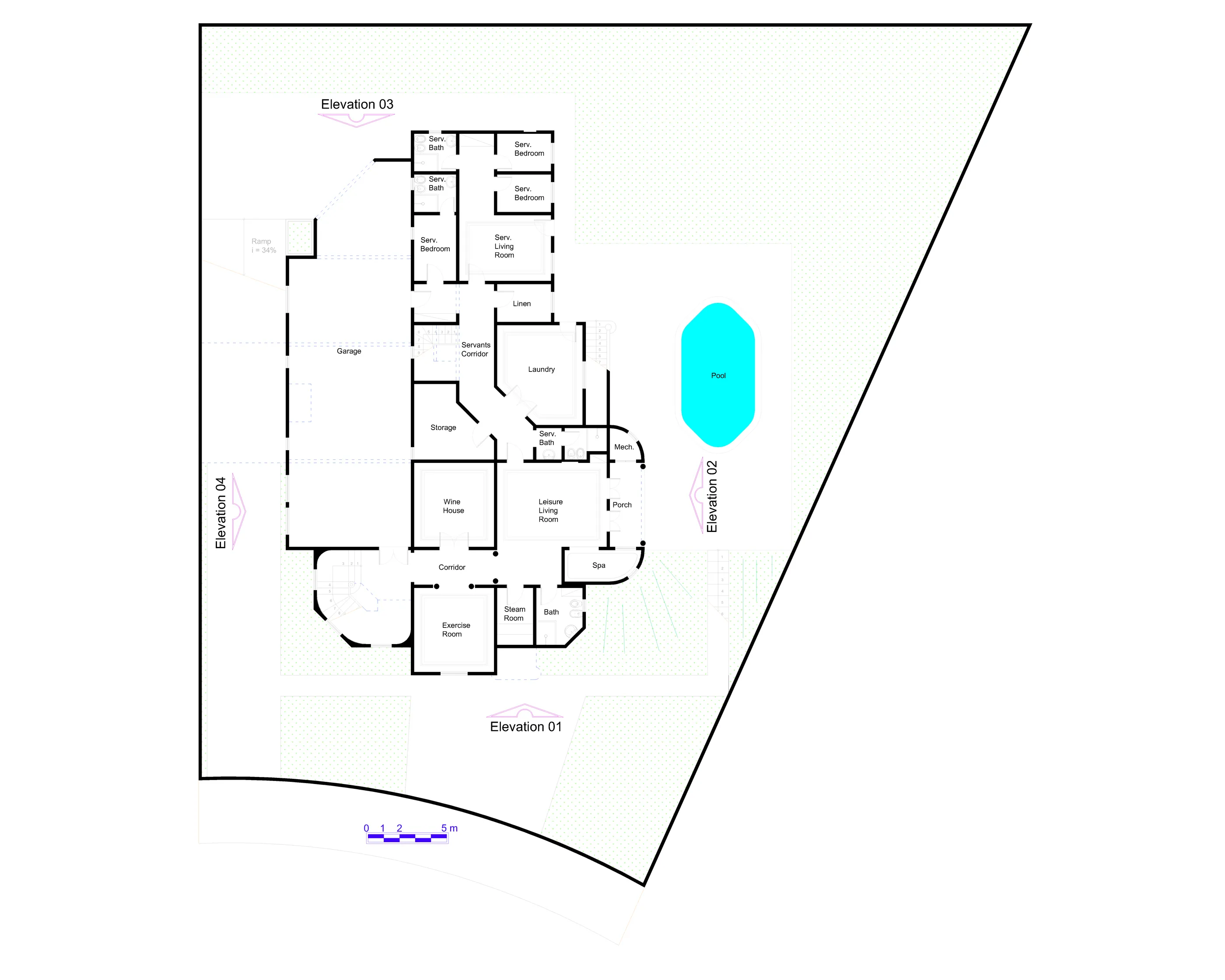 02 - Lower Floor Plan